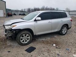 Salvage cars for sale from Copart Lawrenceburg, KY: 2013 Toyota Highlander Base