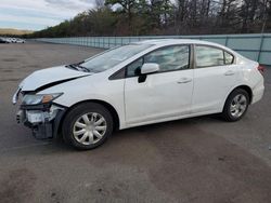 Salvage cars for sale at Brookhaven, NY auction: 2015 Honda Civic LX