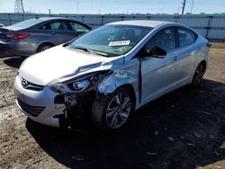 Salvage cars for sale at Elgin, IL auction: 2014 Hyundai Elantra SE