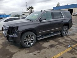 Salvage cars for sale from Copart Woodhaven, MI: 2018 Chevrolet Tahoe K1500 LT