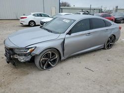 Salvage cars for sale at Temple, TX auction: 2021 Honda Accord Sport