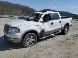 Ford salvage cars for sale: 2004 Ford F150 Supercrew