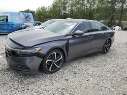 Salvage cars for sale from Copart Houston, TX: 2019 Honda Accord Sport