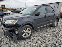 Salvage cars for sale at Barberton, OH auction: 2017 Ford Explorer XLT