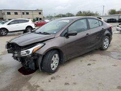 Vehiculos salvage en venta de Copart Wilmer, TX: 2017 KIA Forte LX