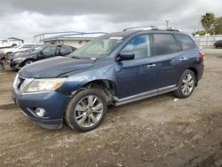 Salvage cars for sale from Copart San Diego, CA: 2013 Nissan Pathfinder S