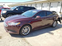 Salvage cars for sale at Louisville, KY auction: 2017 Ford Fusion SE