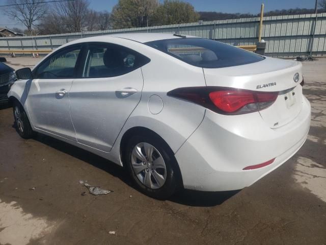 2016 Hyundai Elantra SE