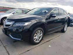 Salvage cars for sale from Copart Grand Prairie, TX: 2018 Acura RDX Technology