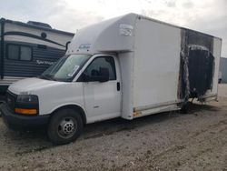 Salvage trucks for sale at Dyer, IN auction: 2019 GMC Savana Cutaway G3500