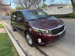 Vehiculos salvage en venta de Copart Van Nuys, CA: 2015 KIA Sedona EX