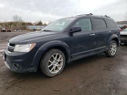 Salvage cars for sale at Columbia Station, OH auction: 2017 Dodge Journey GT