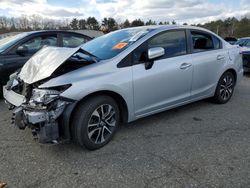 Salvage cars for sale from Copart Exeter, RI: 2014 Honda Civic EX