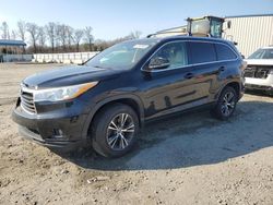 Salvage cars for sale from Copart Spartanburg, SC: 2016 Toyota Highlander XLE