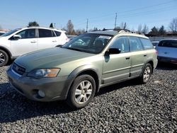 Subaru Legacy salvage cars for sale: 2005 Subaru Legacy Outback 2.5I