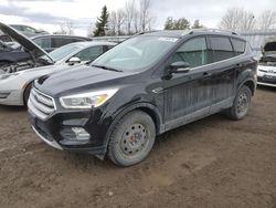 Salvage cars for sale at Bowmanville, ON auction: 2018 Ford Escape Titanium