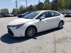 Salvage cars for sale at Savannah, GA auction: 2020 Toyota Corolla LE