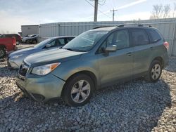 Salvage cars for sale at Wayland, MI auction: 2015 Subaru Forester 2.5I Premium