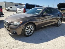 Salvage cars for sale at Haslet, TX auction: 2014 Infiniti Q50 Base