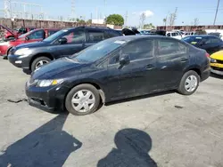 Vehiculos salvage en venta de Copart Wilmington, CA: 2013 Honda Civic LX