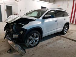 Salvage cars for sale at Northfield, OH auction: 2014 Toyota Highlander Limited