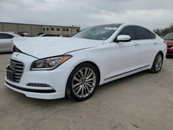 Salvage cars for sale at Wilmer, TX auction: 2017 Genesis G80 Ultimate