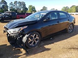 Salvage cars for sale from Copart Longview, TX: 2019 KIA Forte FE