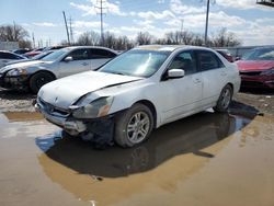 Salvage cars for sale at Columbus, OH auction: 2006 Honda Accord EX