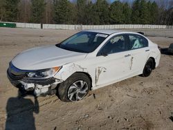 Honda Accord LX salvage cars for sale: 2017 Honda Accord LX