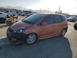 Salvage cars for sale from Copart Sun Valley, CA: 2007 Honda FIT S