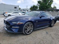 Ford Mustang GT salvage cars for sale: 2019 Ford Mustang GT