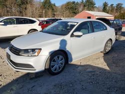 Salvage cars for sale at Mendon, MA auction: 2017 Volkswagen Jetta S