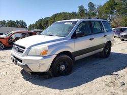 Salvage cars for sale from Copart Seaford, DE: 2005 Honda Pilot LX