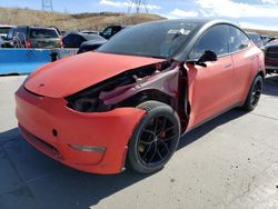 Salvage cars for sale at Brighton, CO auction: 2020 Tesla Model Y