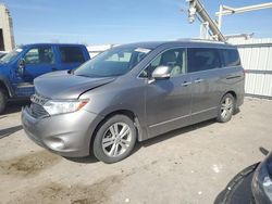 Salvage cars for sale from Copart Kansas City, KS: 2013 Nissan Quest S