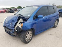Salvage cars for sale from Copart San Antonio, TX: 2008 Honda FIT Sport