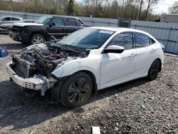 Salvage cars for sale from Copart Augusta, GA: 2017 Honda Civic EX