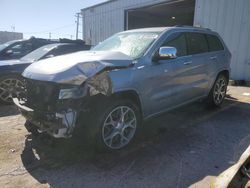 Salvage cars for sale at Chicago Heights, IL auction: 2021 Jeep Grand Cherokee Overland