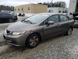 Salvage cars for sale at Ellenwood, GA auction: 2015 Honda Civic LX