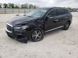 Salvage cars for sale at New Braunfels, TX auction: 2020 Infiniti QX60 Luxe
