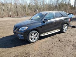 Salvage cars for sale at Bowmanville, ON auction: 2013 Mercedes-Benz ML 350 Bluetec