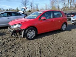 Salvage cars for sale from Copart Waldorf, MD: 2011 Volkswagen Golf