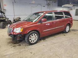 Salvage cars for sale at Wheeling, IL auction: 2015 Chrysler Town & Country Touring