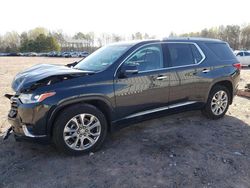 Vehiculos salvage en venta de Copart Charles City, VA: 2021 Chevrolet Traverse Premier