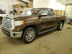 Vehiculos salvage en venta de Copart Ham Lake, MN: 2015 Toyota Tundra Double Cab Limited