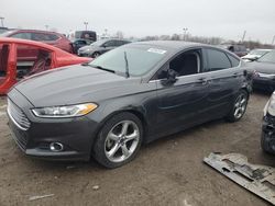 Salvage cars for sale at Indianapolis, IN auction: 2015 Ford Fusion SE