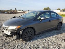 Salvage cars for sale from Copart Mentone, CA: 2012 Honda Civic LX