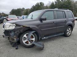 Honda Pilot EXL salvage cars for sale: 2012 Honda Pilot EXL