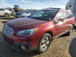 Salvage cars for sale at Nisku, AB auction: 2016 Subaru Outback 2.5I Premium