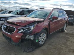 Subaru salvage cars for sale: 2018 Subaru Outback 2.5I Premium